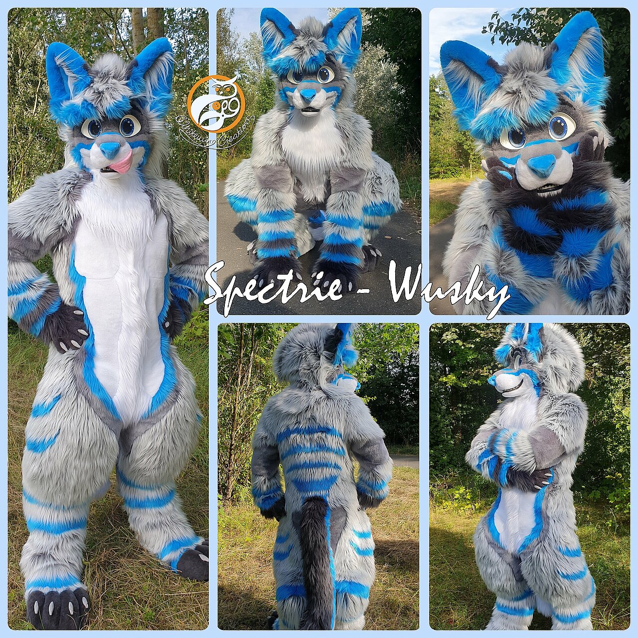 Spectrie - Full Fursuit made by WhitewingCreations - Fursuits made in Germany