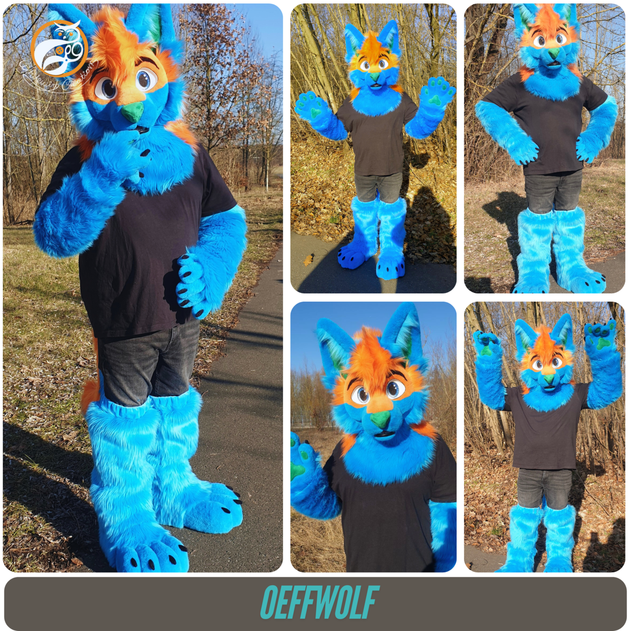 Oeffwolf- Partial Fursuit made by WhitewingCreations - Fursuits made in Germany